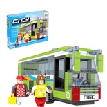 Ausını 274 Parça Oyuncak Mini Lego Oyuncak Otobüs Seti