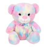 4771 Gökkuşağı Renkli Peluş Ayı 45 cm -Sunman