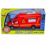 XFD889-289 Kutulu Çek Bırak Die-Cast Kurtarma Aracı- İTFAİYE ARABASI