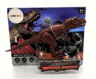 WS5305 Ağzı ve Eklem Yerleri Hareket Ettirilebilir T-Rex Dinazor Figürü Kahverengi