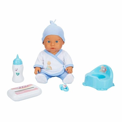 Bebelou Tuvalet Zamanı Sesli Bebek Seti 35 cm -Sunman