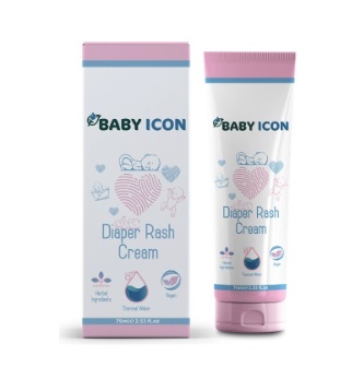 Baby İcon Pişik Önleyici Ve Onarıcı Krem -75 ml Doğal, Vegan