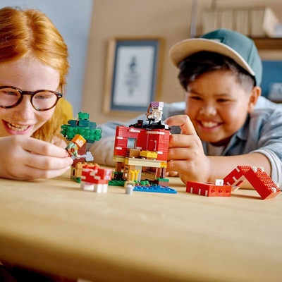 21179 LEGO® Minecraft™ Mantar Evi, 272 parça, +8 yaş