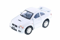 10 cm. Çek Bırak Beyaz Subaru Impreza Wrx Diecast Araba