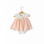 Kız Bebek Elbise -12751 - SALMON - 6 AY - JILE BODY