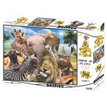 Prime 3D - Afrika Selfie 500 Parça Yetişkin Puzzle 10061