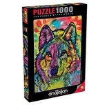 Kurt Bakışı 1000 Parça Puzzle -Anatolian