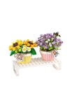 LZ1674 LOZ Eternal Flowers Serisi - Saksıda Çiçekler ''Letters from Spring Baby’s Breath'' ''Daisy With Bee'' 534 Parça Yapım Seti