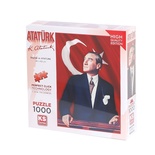 Atatürk ve Türk Bayrağı 1000 Parça Puzzle -KS Puzzle