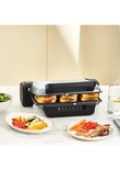 Karaca Crust Grill Toast Izgara ve Tost Makinesi 6 Dilim Antrasit