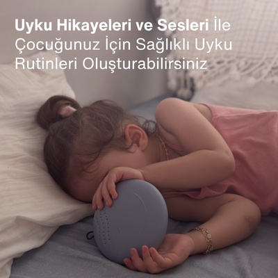 myBudizzz Uyku ve Rutin Asistanı | 0-6 Yaş Uyku Arkadaşı Açık Mavi