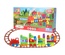 Play Blox Oyuncak Tren Seti 77 Parça Sayılar ve Alfabe Treni Parlak Renkler Mega Blok Seti