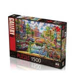 Renkli Bir Şehir 1500 Parça Puzzle -KS Puzzle