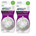 PHİLİPS/AVENT Natural Biberon Emziği 1+Ay 2Li Delik 2 Biberon Emz