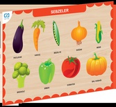 CAAHS-3205 CA GAMES AHŞAP SEBZELER BUL-TAK