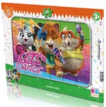 KS Puzzle 24 Parça 44 Cat Frame Puzzle