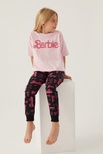 Cool Toz Pembe Kız Çocuk Pijama Takımı