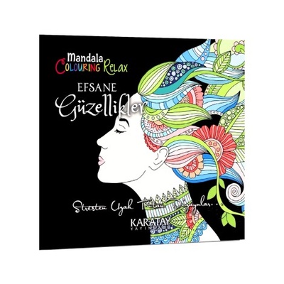 4e Mandala Efsane Güzellikler Boyama Kitabı Her Yaş Için