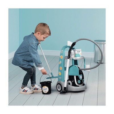 Smoby Temizlik Arabası ve Elektrikli Süpürgesi Oyun Seti