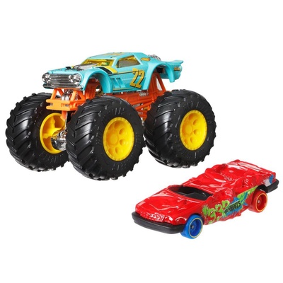 Hot Wheels Monster Trucks ve Araba Seti 1:64 Arabalar NIGHT SHIFTER GRH81-HWN36