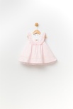 Kız Bebek Elbise-13616 - PİNK - 9-12 AY - DRESS