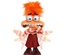 NDN03000 Inside Out 2 - Endişe - Anxiety Sesli ve Hareketli Peluş