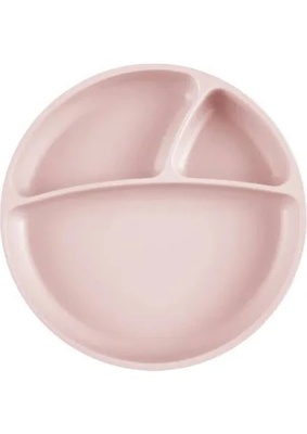 OiOi Vakum Tabanlı Silikon Tabak - Pembe