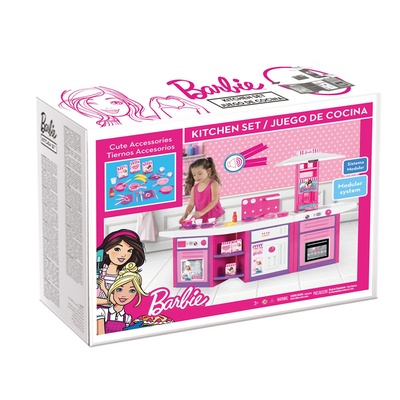 Barbie Mutfak Seti 3'lü -Dolu