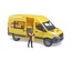 BR02671 Mercedes-Benz Sprinter DHL Kamyonu ve Sürücüsü +4 yaş