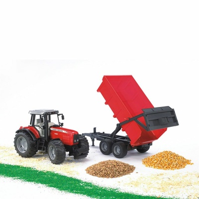 Massey Ferguson 7480 Traktör ve Römork