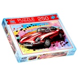 Jaguar Kırmızı Araba 250 Parça Puzzle