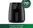Philips 3000 Serisi Airfryer Large, Rapid Air Teknolojisi 4,1L, 7 Ayarlı Dokunmatik Ekran, Sıcak Tutma Özelliği, HD9243/90