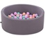 Wellgro Bubble Pops Gri Top Havuzu-Mint/Pembe/Lila