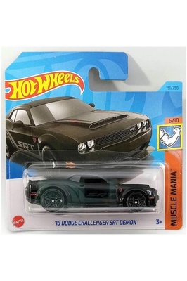 Hot Wheels Tekli Arabalar 18 DODGE CHALLENGER SRT DEMON HKK90