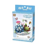 LZ-8831 SAKSILI BUZ MAVİSİ KAR LOTUSU ÇİÇEĞİ 370 PARÇA BLOCK