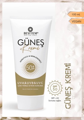 BESTTEM Uva Ve Uvb Korumalı Güneş Kremi