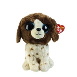 TY Beanie Boos Kahverengi Benekli Peluş Köpek Muddles 15 cm