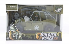 Combat Force Figür ve Askeri Buggy