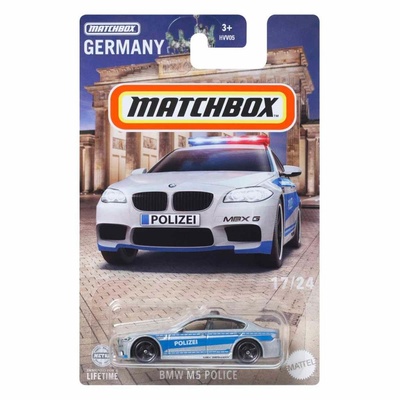Matchbox GERMANY 1:64 Tekli Arabalar - BMW M5 POLICE HVV38 - HVV05