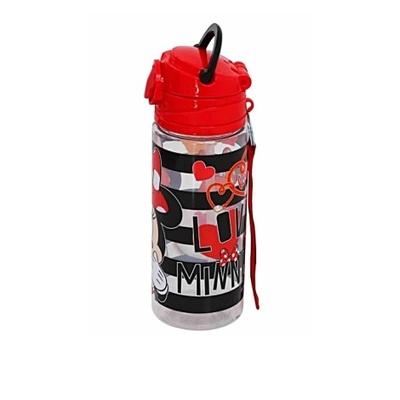 Minnie Mouse Mınnıe Mouse Pipetli Matara 500 ml Kırmızı  42514