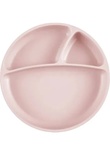 OiOi Vakum Tabanlı Silikon Tabak - Pembe