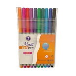 Masis Softpen Fineliner 10 Renk Pvc