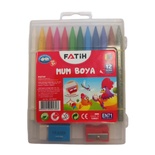 Fatih Fatih Mum Uzun Boya 12 Renk Silgi Kalemtraş Hediyeli