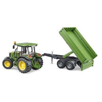 John Deere 5115 Traktör + Römork