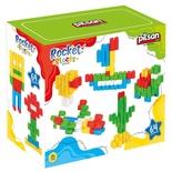 03 604 Rocket Bloklar 64 Parça -Pilsan Oyuncak
