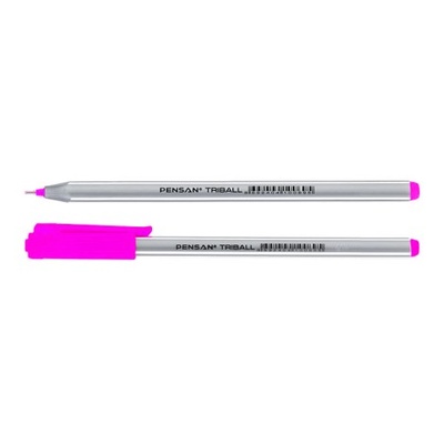Pensan Triball TüKenmez Kalem Pembe 12'Li