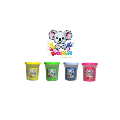 Koala Koala Neon Oyun Hamuru 4 Renk x 440gr.