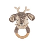 Cuddly Amigurumi Geyik Çıngırak-Kahve