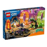 60339 LEGO City Çift Çemberli Gösteri Arenası 598 parça +7 yaş