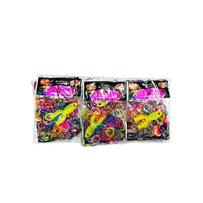 Lastik Bileklik Seti Poşetli 12*Li